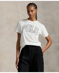 Polo Ralph Lauren - Logo Cotton Jersey Crewneck Tee - Lyst