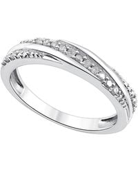 Macy's - Diamond Twist Look Ring (1/6 Ct. T.w. - Lyst