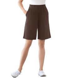 Woman Within - Plus Size 7-day Knit Short - Lyst