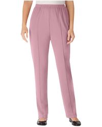 Woman Within - Plus Size Tall The Hassle-free Elastic-waist Soft Knit Pant - Lyst