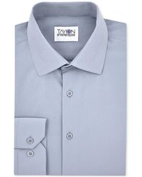 Tayion Collection - Solid Dress Shirt - Lyst