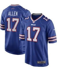 Men's Nike Josh Allen White Buffalo Bills Alternate Game Player Jersey 