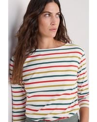 Seasalt Cornwall - Sailor Quarter Sleeve Top - Lyst