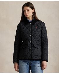 Polo Ralph Lauren - Corduroy-trim Quilted Barn Jacket - Lyst