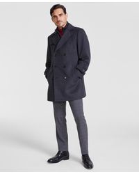 Michael Kors - Classic-fit Wool Blend Solid Overcoat - Lyst