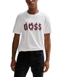 BOSS - Boss By Artwork Regular-fit T-shirt - Lyst