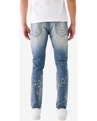 True Religion - Rocco Faded Skinny Jeans - Lyst
