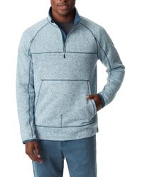 BASS OUTDOOR - Quarter-zip Long Sleeve Pullover Sweater - Lyst