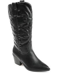 Journee Collection - Chantry Cowboy Boots - Lyst
