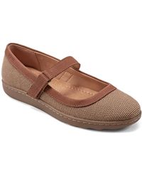 Earth - Lorali Round Toe Adjustable Strap Casual Flats - Lyst
