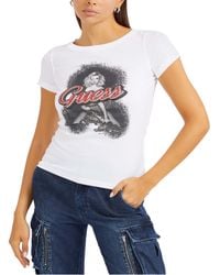 Guess - Cotton Logo-graphic Short-sleeve T-shirt - Lyst