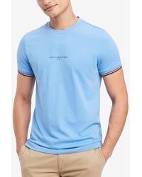Tommy Hilfiger - Tommy Logo-tipped Cotton T-shirt - Lyst
