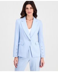 Tahari - Petite One-button Padded Blazer - Lyst