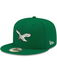 KTZ - Philadelphia Eagles Omaha Throwback 59fifty Fitted Hat - Lyst
