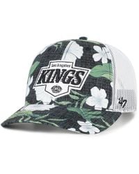 '47 - Black/white Los Angeles Kings Beach Side Adjustable Trucker Hat - Lyst