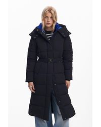 Desigual - Long Padded Jacket - Lyst