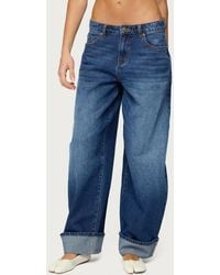 Edikted - Kella Low Rise baggy Jeans - Lyst