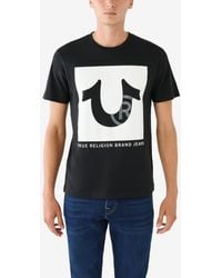 True Religion - Short Sleeve Registered Stud T-shirt - Lyst