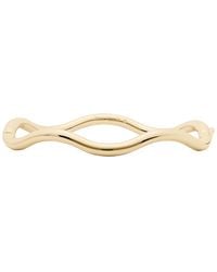 Kate Spade - Tone Wave Thin Bangle Bracelet - Lyst