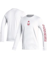 adidas - Arsenal Team Crest Long Sleeve T-shirt - Lyst