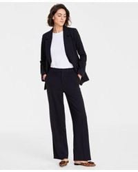 On 34th - Boyfriend Blazer Ribbed T Shirt Wide Leg Trousers Created For Macys - Lyst