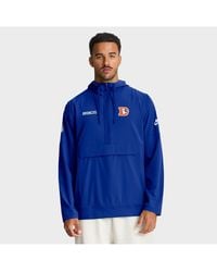 Nike - Denver Broncos Sideline Alt Pack Anorak Half-zip Hoodie Jacket - Lyst