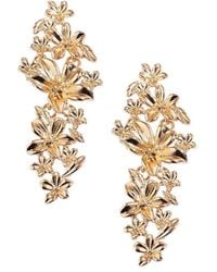SOH - Metallic Flora Drop Earrings - Lyst