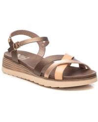 Xti - Low Wedge Strappy Sandals By - Lyst