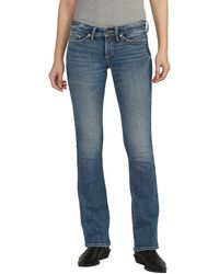 Silver Jeans Co. - Tuesday Low Rise Slim Bootcut Jeans - Lyst
