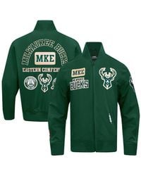 Pro Standard - Milwaukee Bucks Area Code Twill Full-zip Jacket - Lyst