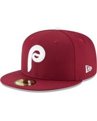 KTZ - Philadelphia Phillies Cooperstown Collection Wool 59fifty Fitted Hat - Lyst