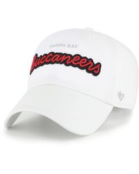 '47 - Tampa Bay Buccaneers Trendy Script Clean Up Adjustable Hat - Lyst