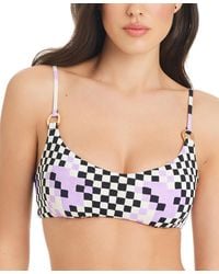 Red Carter - Printed O-ring Bralette Bikini Top - Lyst