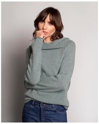 Celtic & Co. - Collared Slouch Sweater - Lyst