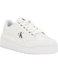 Calvin Klein - Alondra Casual Platform Lace-up Sneakers - Lyst
