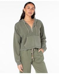 Roxy - Drakes Cove Half-zip Hoodie - Lyst