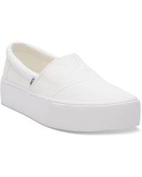 TOMS - Fenix Canvas Slip On Platform Sneakers - Lyst