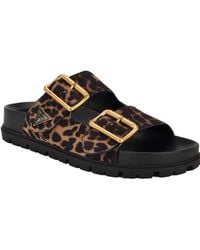 Guess - Fasten Double-buckle Footbed Sandals - Lyst