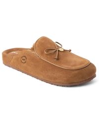 Dearfoams - Falan Genuine Suede Scuff Slippers - Lyst