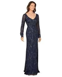 Lara - V-neck Beaded Gown - Lyst