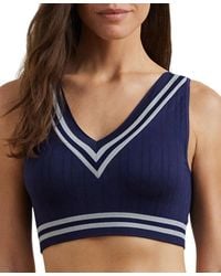 Ralph Lauren - Cricket Cable-texture Longline Bralette 4l0189 - Lyst