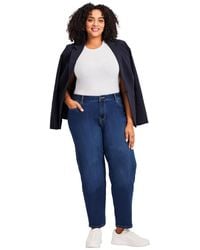 Avenue - Plus Size Tall Butter Denim Jean - Lyst