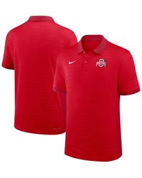 Nike - Ohio State Buckeyes 2025 Early Season Coaches Sideline Victory Stripe Performance Polo Shirt - Lyst