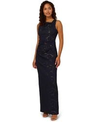 Adrianna Papell - Petite Sleeveless Column Gown - Lyst