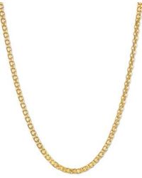Macy's - Bismark Link Chain Necklace 1 1 3mm Collection In 14k Gold - Lyst