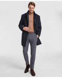 Calvin Klein - Prosper Wool-blend Slim Fit Overcoat - Lyst