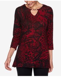 ruby red plus size tops