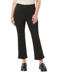Democracy - "ab" Solution Cropped Itty Bitty Flare Jeans - Lyst