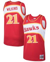 Mitchell & Ness - Dominique Wilkins Atlanta Hawks 1986-87 Hardwood Classics Swingman Jersey - Lyst