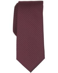 Alfani - Aero Fine Line Stripe Slim Silk Tie - Lyst